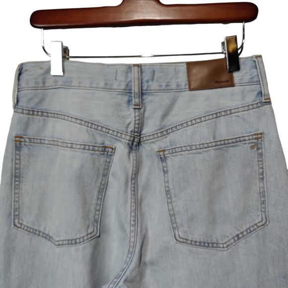 Madewell Sz 28 Perfect Vintage Jeans High Rise Tapered Denim Light Wash C2819 - Picture 6 of 9
